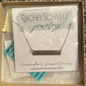 SSDGM sterling silver necklace. Never worn!